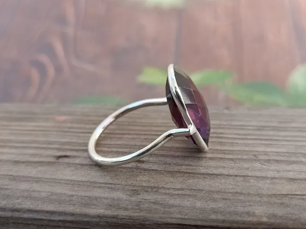 Silver_&_Purple_Sterling_Silver_925_Premium_&_Elegant_Boho_Ring_For_Girls_&_Women