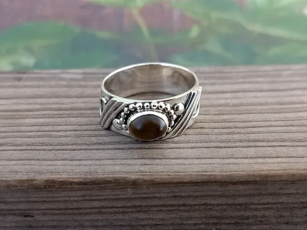 Silver_&_Gold_Sterling_Silver925_Premium_&_Elegant_Handmade_Ring_For_Girls_&_Women