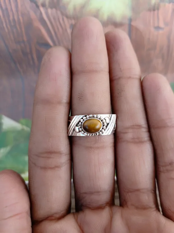 Silver_&_Gold_Sterling_Silver925_Premium_&_Elegant_Handmade_Ring_For_Girls_&_Women