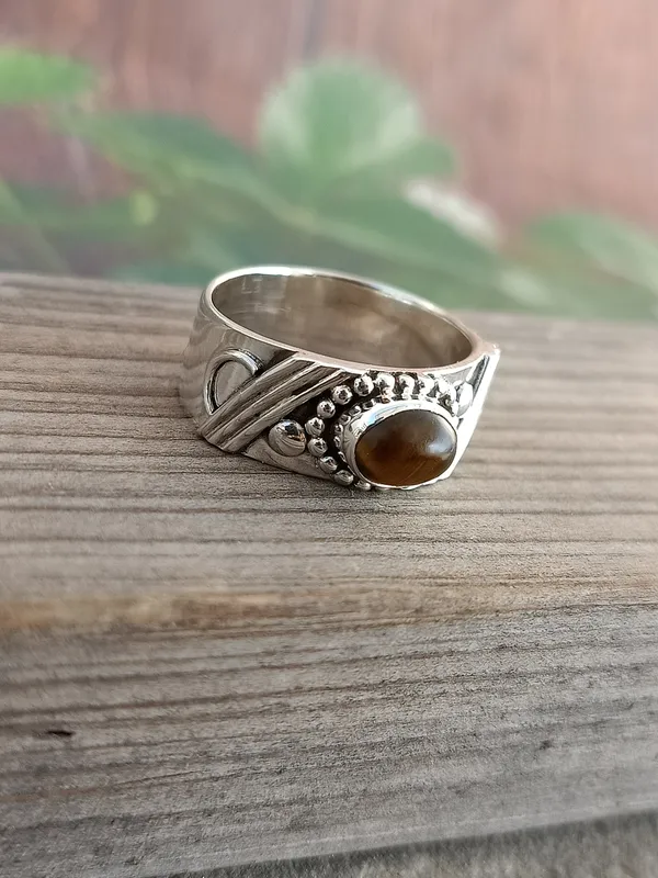 Silver_&_Gold_Sterling_Silver925_Premium_&_Elegant_Handmade_Ring_For_Girls_&_Women