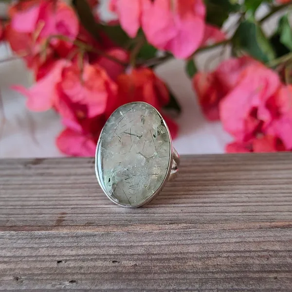 Silver_&_Green_Sterling_Silver_925_Premium_&_Elegant_Boho_Ring_For_Girls_&_Women