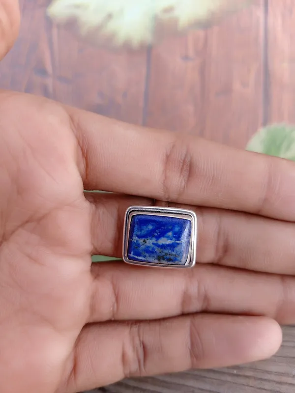 Silver_&_Blue_Sterling_Silver_925_Premium_&_Elegant_Boho_Ring_For_Girls_&_Women