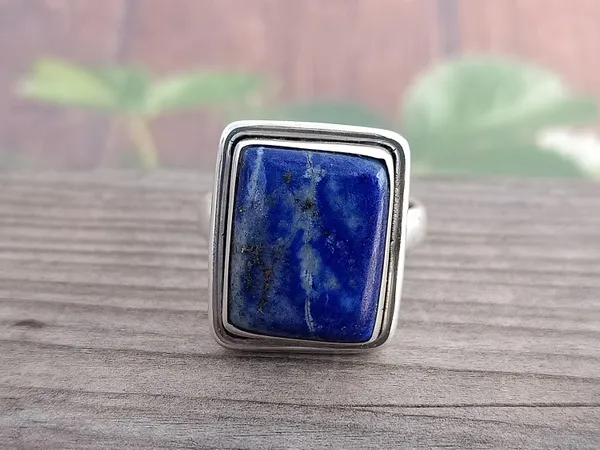 Silver_&_Blue_Sterling_Silver_925_Premium_&_Elegant_Boho_Ring_For_Girls_&_Women