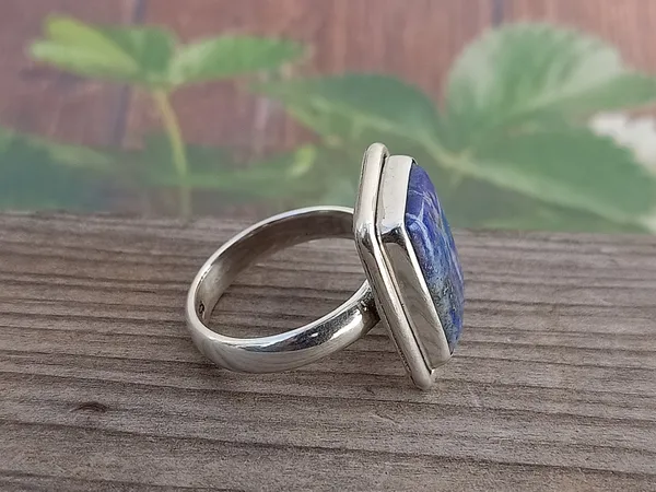 Silver_&_Blue_Sterling_Silver_925_Premium_&_Elegant_Boho_Ring_For_Girls_&_Women