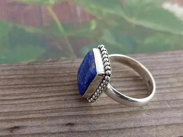 Silver_&_Blue_Sterling_Silver_925_Premium_&_Elegant_Boho_Ring_For_Girls_&_Women