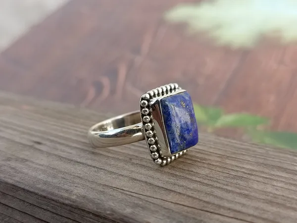 Silver_&_Blue_Sterling_Silver_925_Premium_&_Elegant_Boho_Ring_For_Girls_&_Women