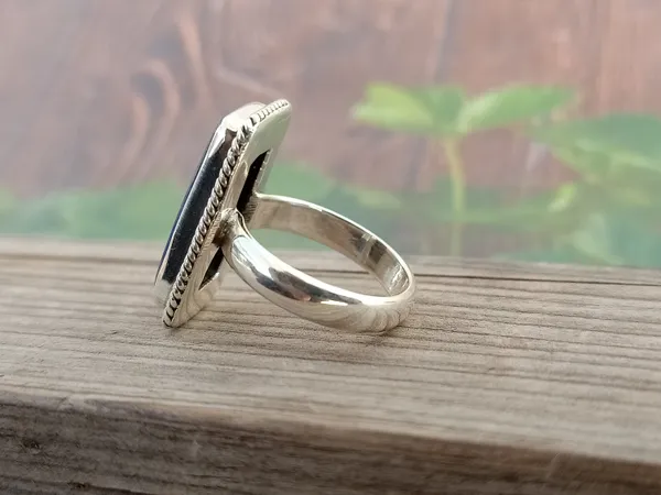 Silver_&_Blue_Sterling_Silver_925_Premium_&_Elegant_Boho_Ring_For_Girls_&_Women