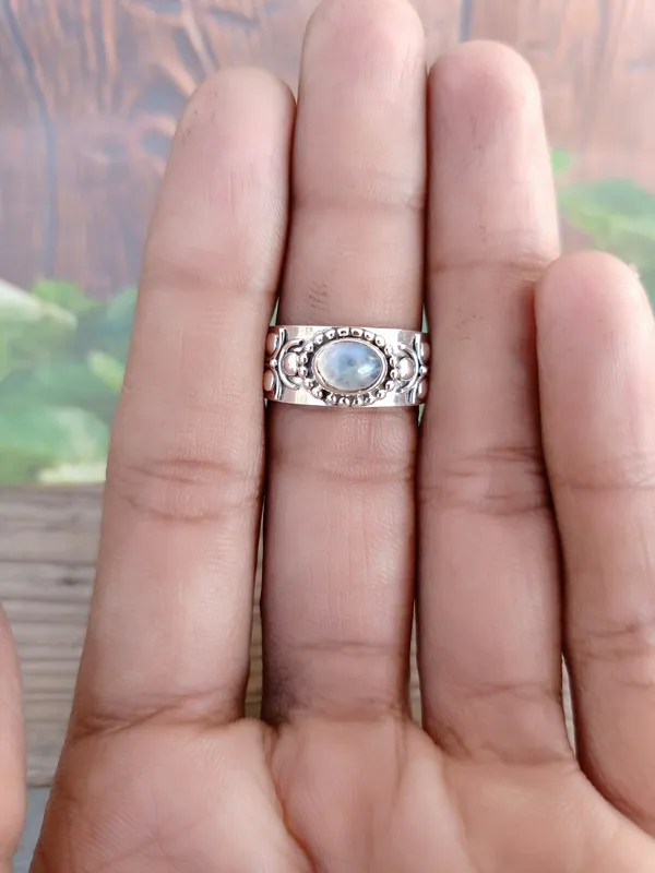 Silver_&_Multicolor_Sterling_Silver925_Premium_&_Elegant_Handmade_Ring_For_Girls_&_Women