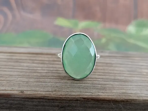 Silver_&_Green_Sterling_Silver_925_Premium_&_Elegant_Boho_Ring_For_Girls_&_Women