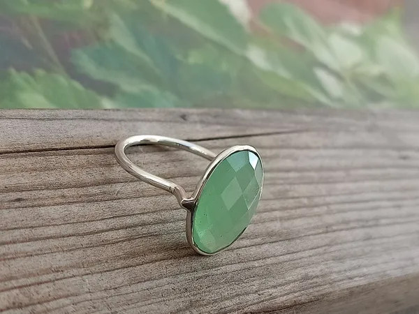 Silver_&_Green_Sterling_Silver_925_Premium_&_Elegant_Boho_Ring_For_Girls_&_Women