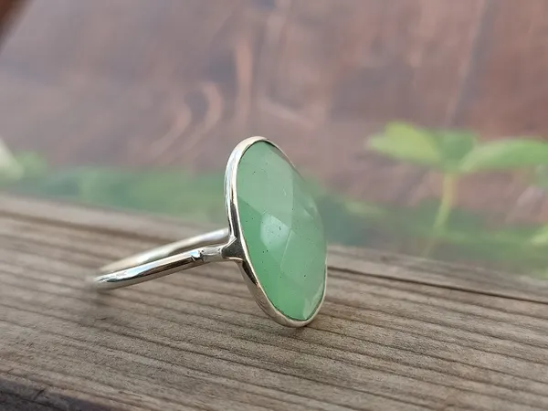 Silver_&_Green_Sterling_Silver_925_Premium_&_Elegant_Boho_Ring_For_Girls_&_Women
