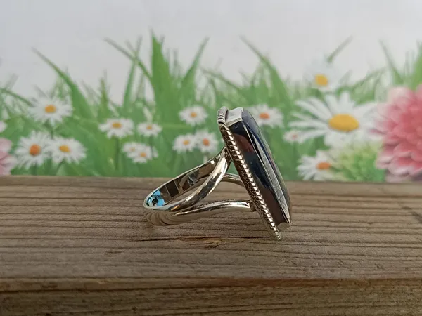 Silver_&_Blue_Sterling_Silver_925_Premium_&_Elegant_Boho_Ring_For_Girls_&_Women