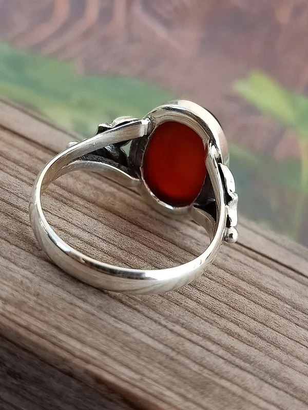 Silver_&_Red_Sterling_Silver_925_Premium_&_Elegant_Minimal_Ring_For_Girls_&_Women