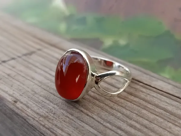 Silver_&_Red_Sterling_Silver_925_Premium_&_Elegant_Boho_Ring_For_Girls_&_Women