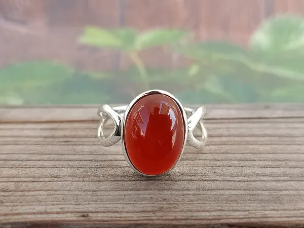 Silver_&_Red_Sterling_Silver_925_Premium_&_Elegant_Boho_Ring_For_Girls_&_Women