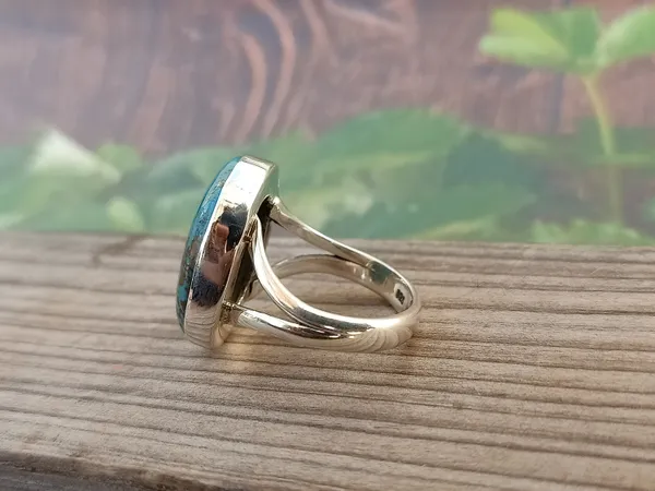 Silver_&_Blue_Sterling_Silver_925_Premium_&_Elegant_Boho_Ring_For_Girls_&_Women