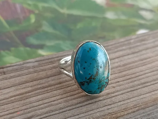 Silver_&_Blue_Sterling_Silver_925_Premium_&_Elegant_Boho_Ring_For_Girls_&_Women