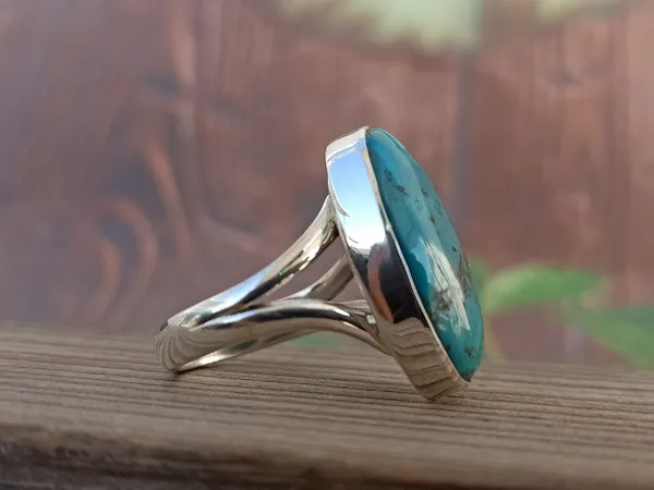 Silver_&_Blue_Sterling_Silver_925_Premium_&_Elegant_Boho_Ring_For_Girls_&_Women