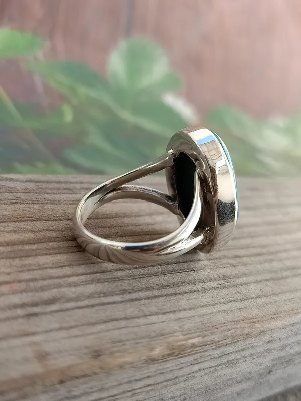 Silver_&_Blue_Sterling_Silver_925_Premium_&_Elegant_Boho_Ring_For_Girls_&_Women