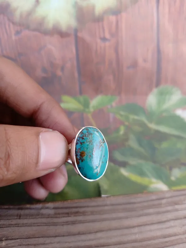 Silver_&_Blue_Sterling_Silver_925_Premium_&_Elegant_Boho_Ring_For_Girls_&_Women