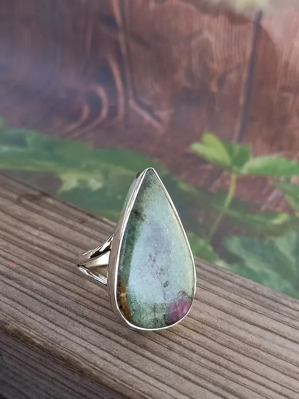 Silver_&_Green_&_Pink_Sterling_Silver_925_Premium_&_Elegant_Boho_Ring_For_Girls_&_Women