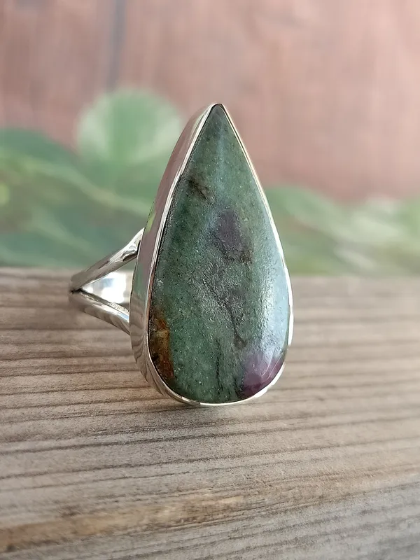 Silver_&_Green_&_Pink_Sterling_Silver_925_Premium_&_Elegant_Boho_Ring_For_Girls_&_Women