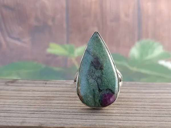 Silver_&_Green_&_Pink_Sterling_Silver_925_Premium_&_Elegant_Boho_Ring_For_Girls_&_Women