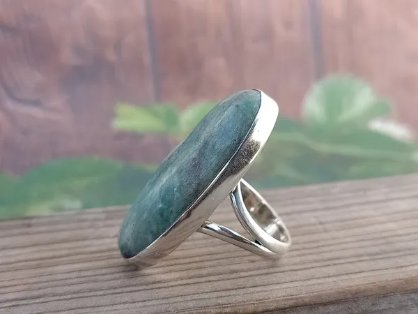 Silver_&_Green_&_Pink_Sterling_Silver_925_Premium_&_Elegant_Boho_Ring_For_Girls_&_Women
