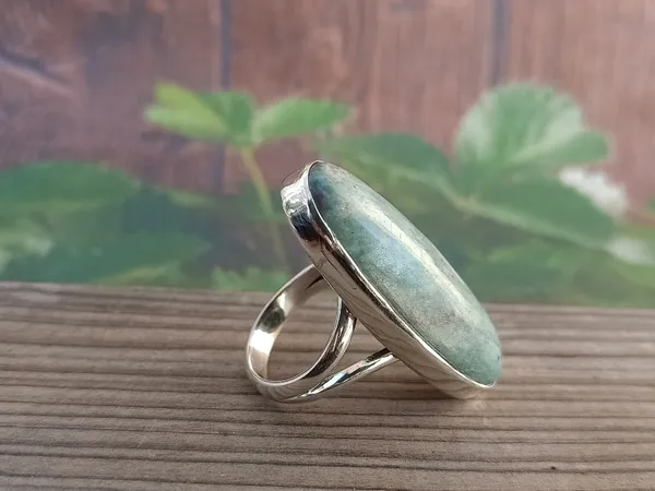 Silver_&_Green_&_Pink_Sterling_Silver_925_Premium_&_Elegant_Boho_Ring_For_Girls_&_Women