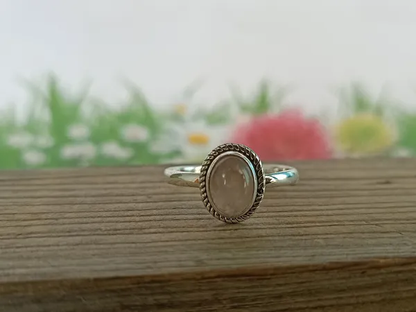 Silver_&_Orange_Sterling_Silver_925_Premium_&_Elegant_Boho_Ring_For_Girls_&_Women