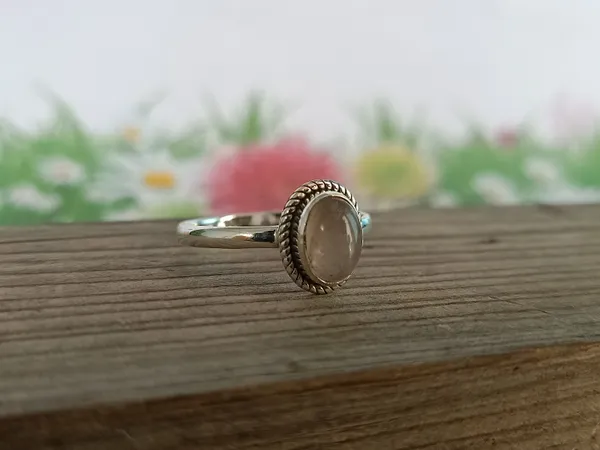 Silver_&_Orange_Sterling_Silver_925_Premium_&_Elegant_Boho_Ring_For_Girls_&_Women