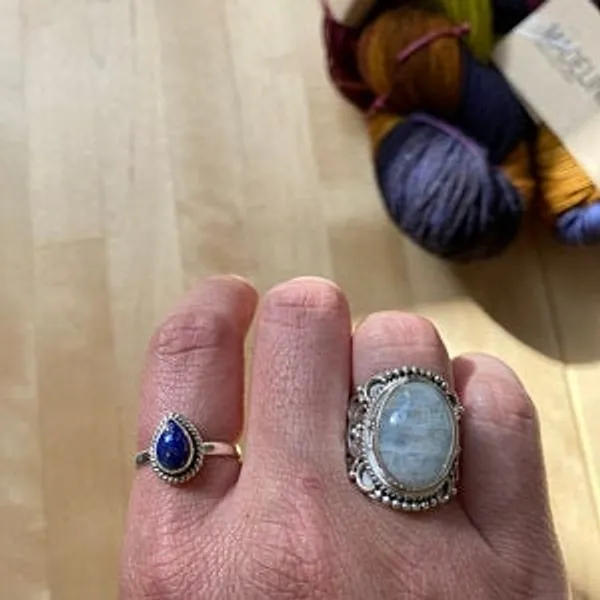 Silver_&_Blue_Sterling_Silver_925_Premium_&_Elegant_Boho_Ring_For_Girls_&_Women