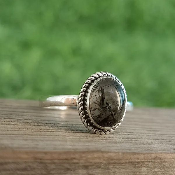Silver_&_Black_Sterling_Silver_925_Premium_&_Elegant_Boho_Ring_For_Girls_&_Women