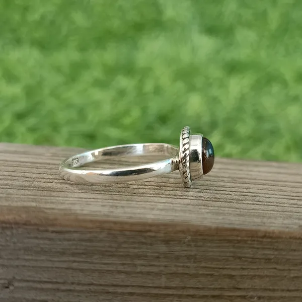 Silver_&_Yellow_Sterling_Silver_925_Premium_&_Elegant_Boho_Ring_For_Girls_&_Women