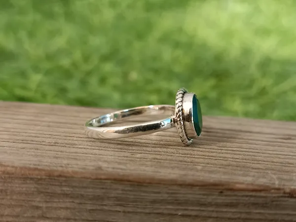 Silver_&_Green_Sterling_Silver_925_Premium_&_Elegant_Boho_Ring_For_Girls_&_Women