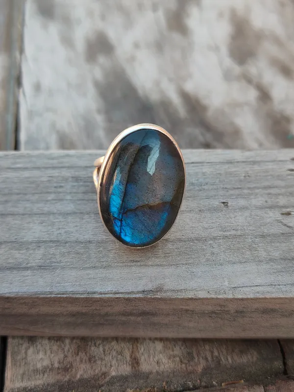 Silver_&_Blue_&_Grey_Sterling_Silver_925_Premium_&_Elegant_Boho_Ring_For_Girls_&_Women