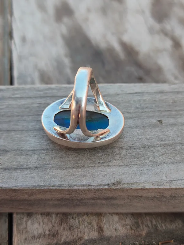 Silver_&_Blue_&_Grey_Sterling_Silver_925_Premium_&_Elegant_Boho_Ring_For_Girls_&_Women