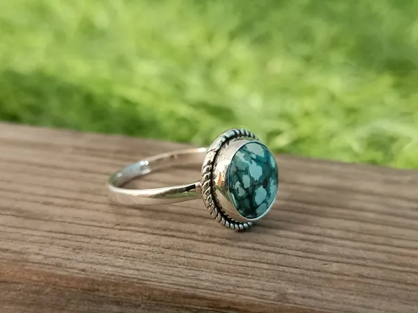 Silver_&_Grey_Sterling_Silver_925_Premium_&_Elegant_Boho_Ring_For_Girls_&_Women