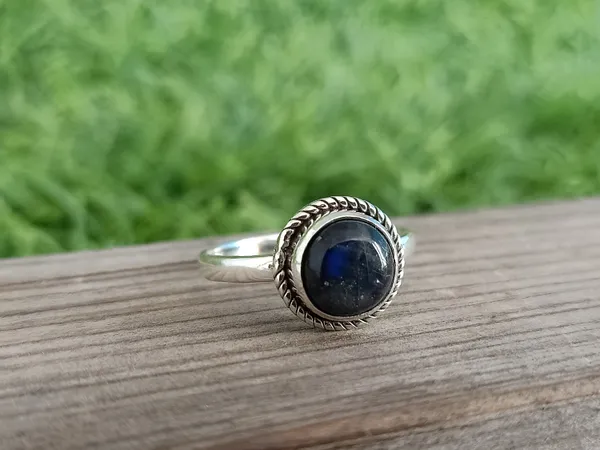 Silver_&_Blue_Sterling_Silver_925_Premium_&_Elegant_Boho_Ring_For_Girls_&_Women