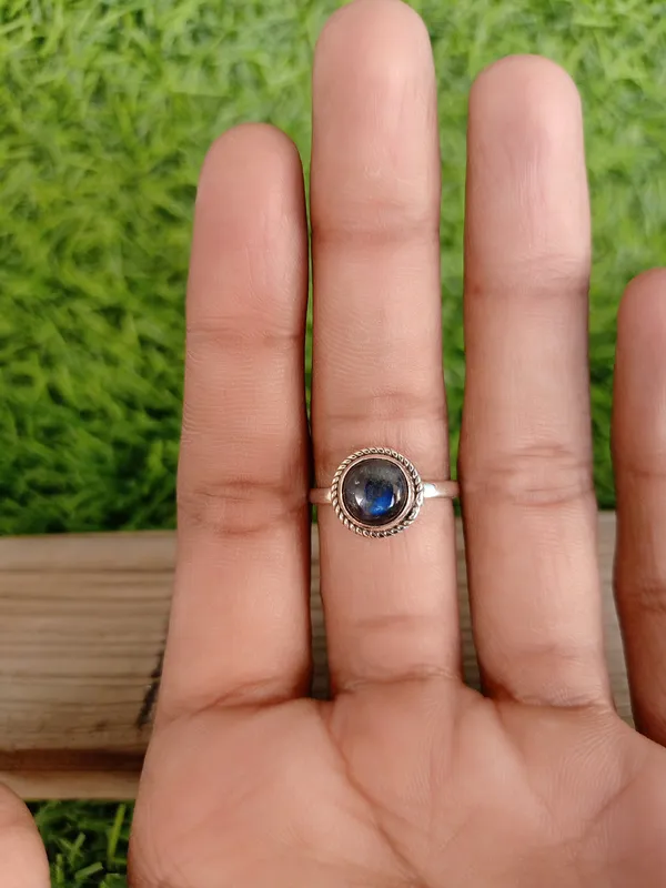 Silver_&_Blue_Sterling_Silver_925_Premium_&_Elegant_Boho_Ring_For_Girls_&_Women