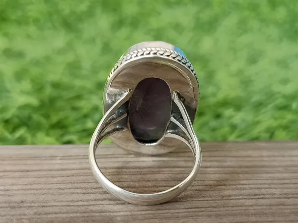 Silver_&_Purple_Sterling_Silver_925_Premium_&_Elegant_Boho_Ring_For_Girls_&_Women