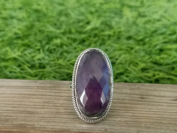 Silver_&_Purple_Sterling_Silver_925_Premium_&_Elegant_Boho_Ring_For_Girls_&_Women