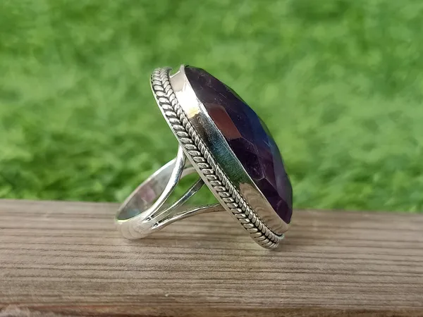 Silver_&_Purple_Sterling_Silver_925_Premium_&_Elegant_Boho_Ring_For_Girls_&_Women
