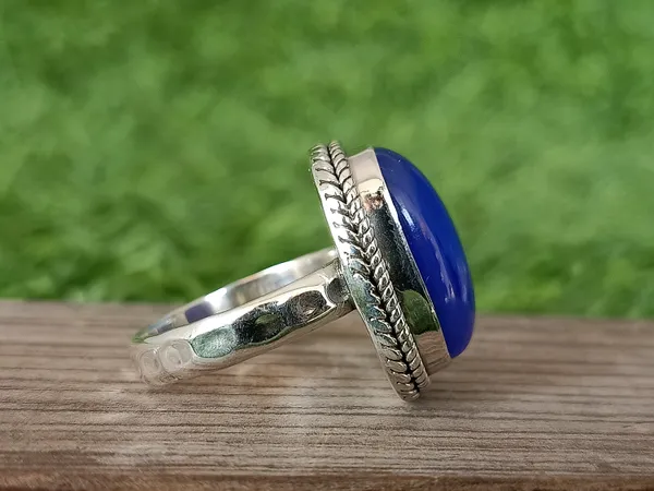 Silver_&_Blue_Sterling_Silver_925_Premium_&_Elegant_Boho_Ring_For_Girls_&_Women