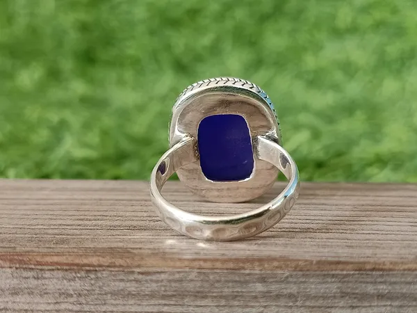 Silver_&_Blue_Sterling_Silver_925_Premium_&_Elegant_Boho_Ring_For_Girls_&_Women