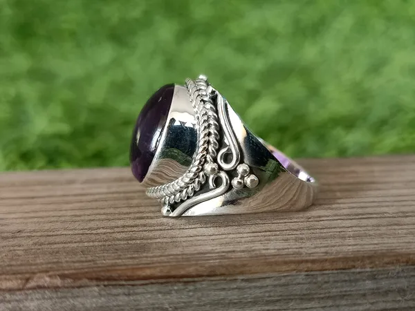 Silver_&_Purple_Sterling_Silver_925_Premium_&_Elegant_Designer_Ring_For_Girls_&_Women