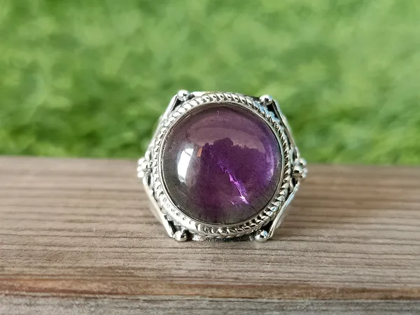 Silver_&_Purple_Sterling_Silver_925_Premium_&_Elegant_Designer_Ring_For_Girls_&_Women