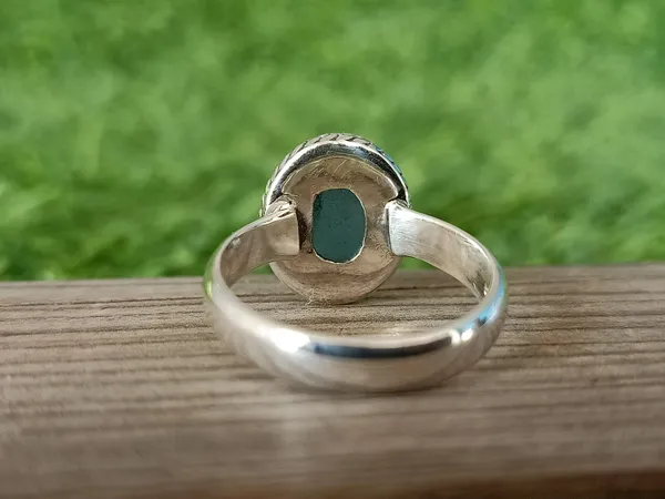Silver_&_Aqua_Blue_Sterling_Silver_925_Premium_&_Elegant_Boho_Ring_For_Girls_&_Women