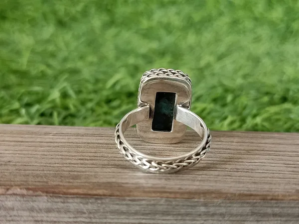Silver_&_Blue_Sterling_Silver_925_Premium_&_Elegant_Boho_Ring_For_Girls_&_Women