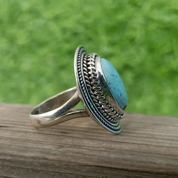 Silver_&_Blue_Sterling_Silver_925_Premium_&_Elegant_Boho_Ring_For_Girls_&_Women